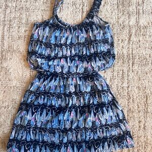 Lily Pulitzer Nautical Print Sleeveless Romper
